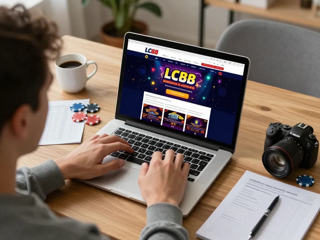 Player strategizing on LC88 casino site during dynamic online gaming session, enhancing engagement.