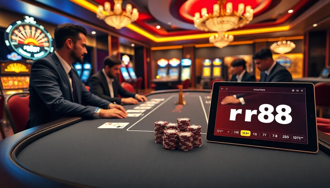Engage in thrilling online gambling at rr88 | đăng nhập with a luxurious casino ambiance full of excitement.