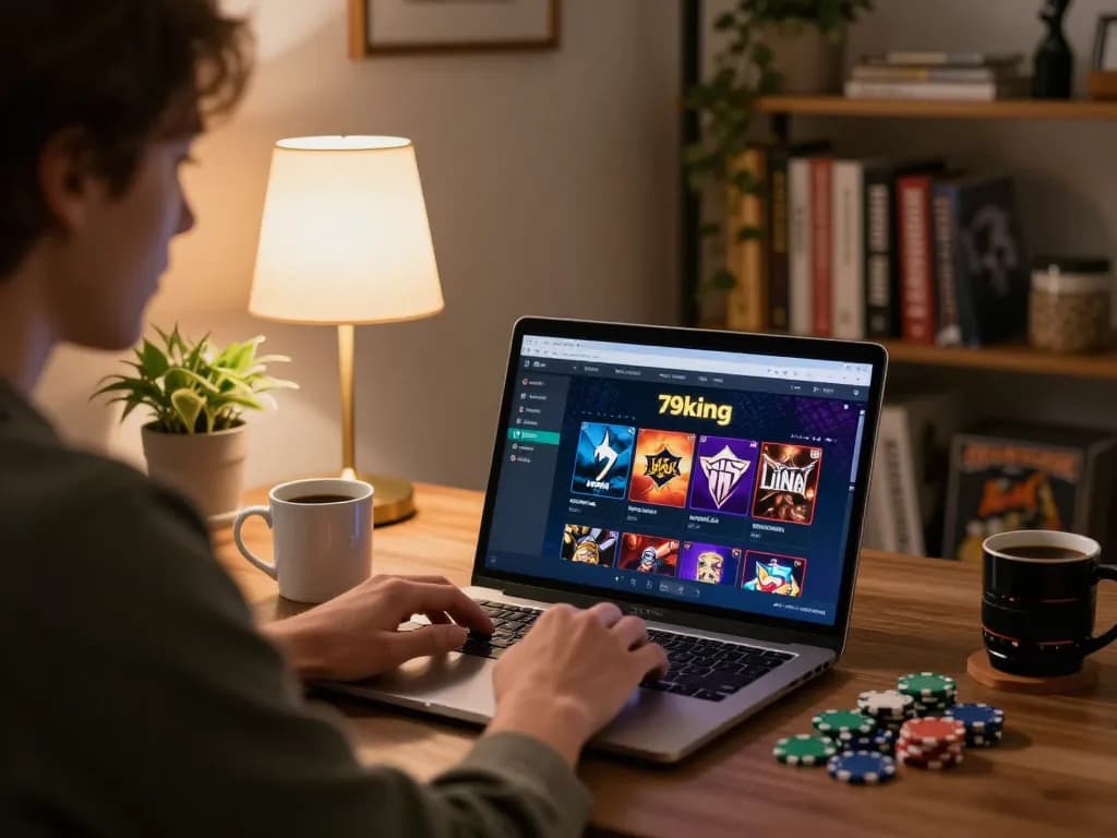 Engaging online gameplay at trang chủ 79king, showcasing a player's focused strategy.