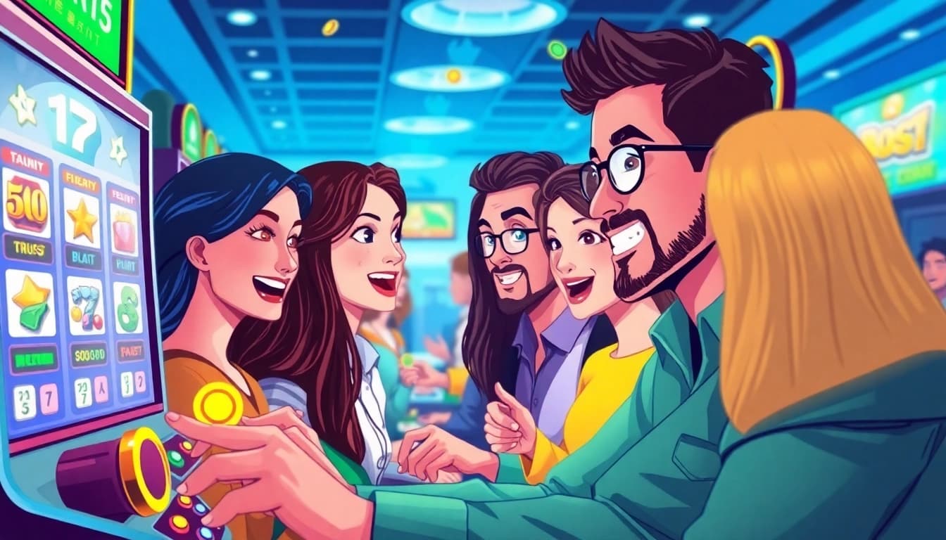 Engaged players enjoying asupantoto online gambling with vibrant visuals and digital interfaces.