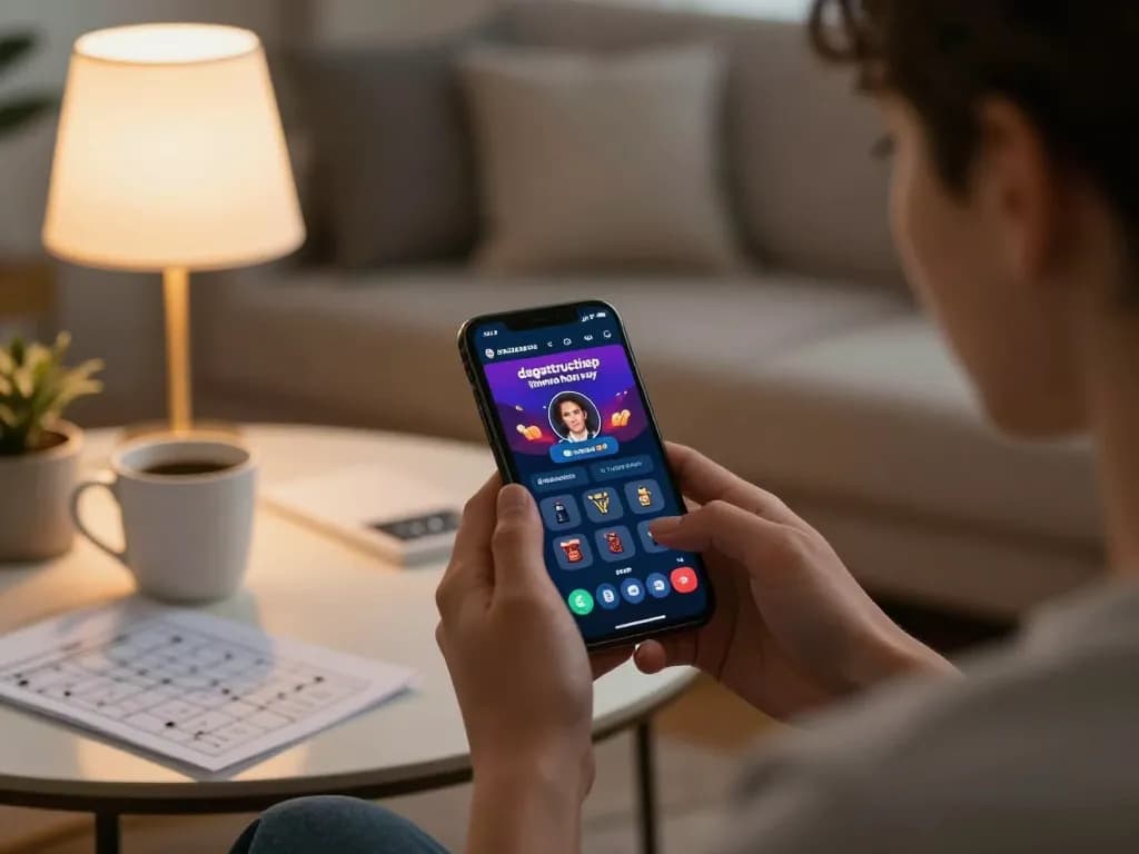 Engaging user experience in online betting with dagatructiep thomo hôm nay live stream on smartphone, cozy setting.