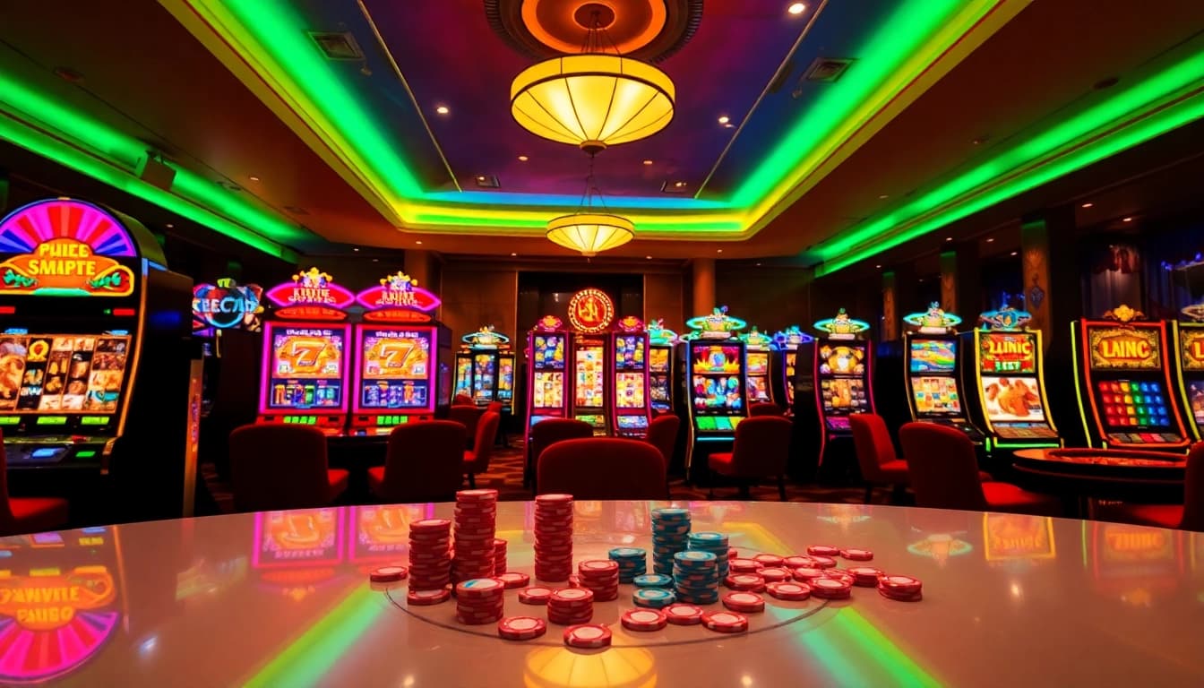 Experience thrilling games at trusted nama situs judi slot online with vibrant slot machines.