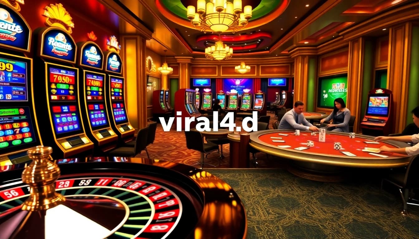 Experience thrilling gameplay at viral4d with vibrant slots and engaging poker games.