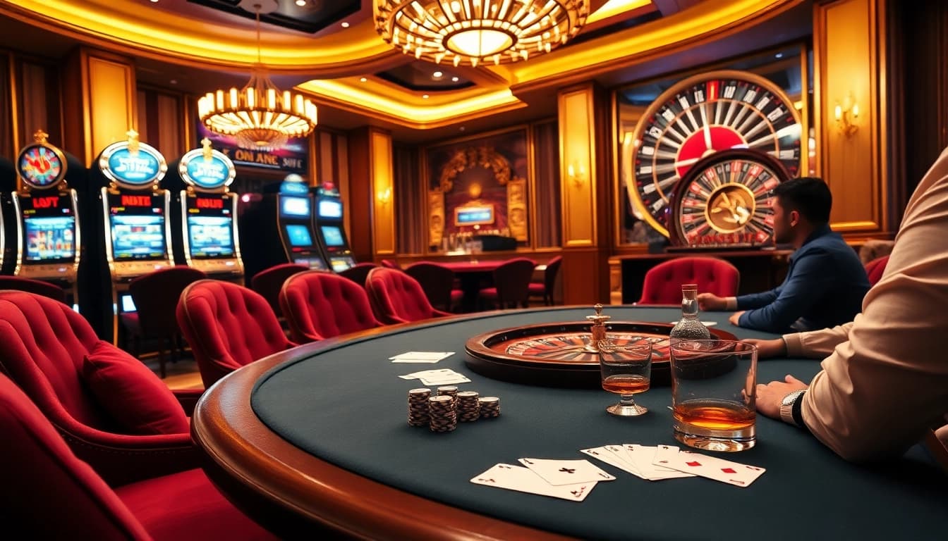 Experience the elegance of OK8386 casino gaming with exclusive poker tables and premium slot machines.