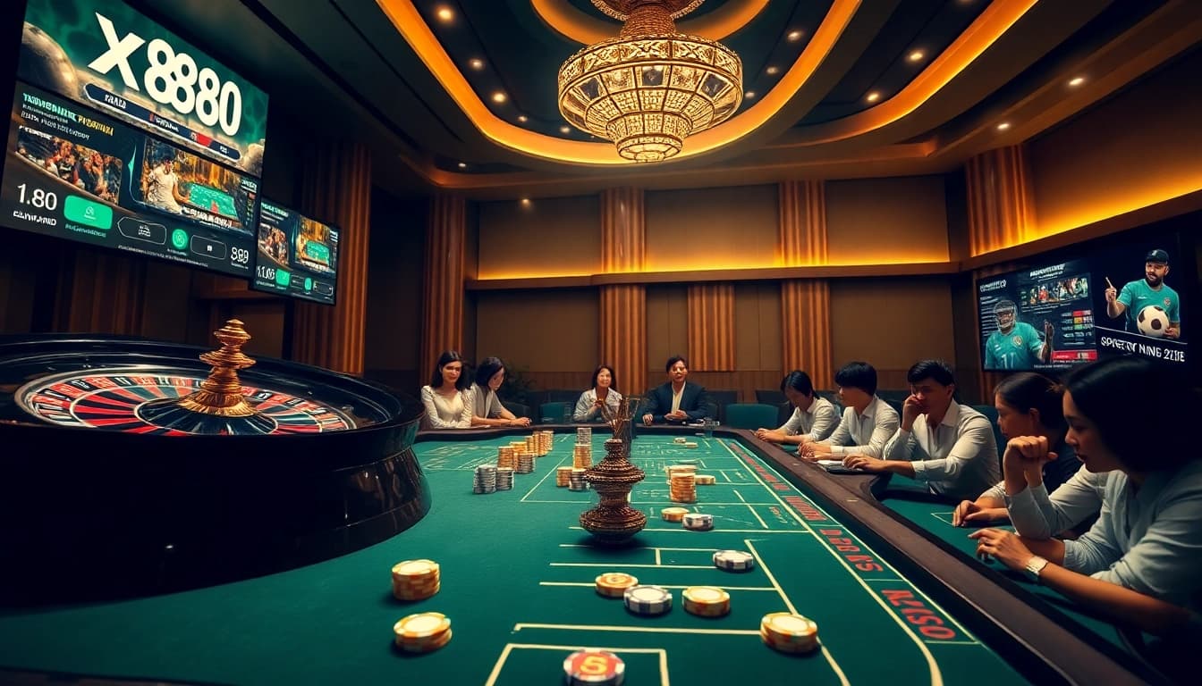 Engaging betting interface of thể thao xn88 highlighting live sports betting excitement.