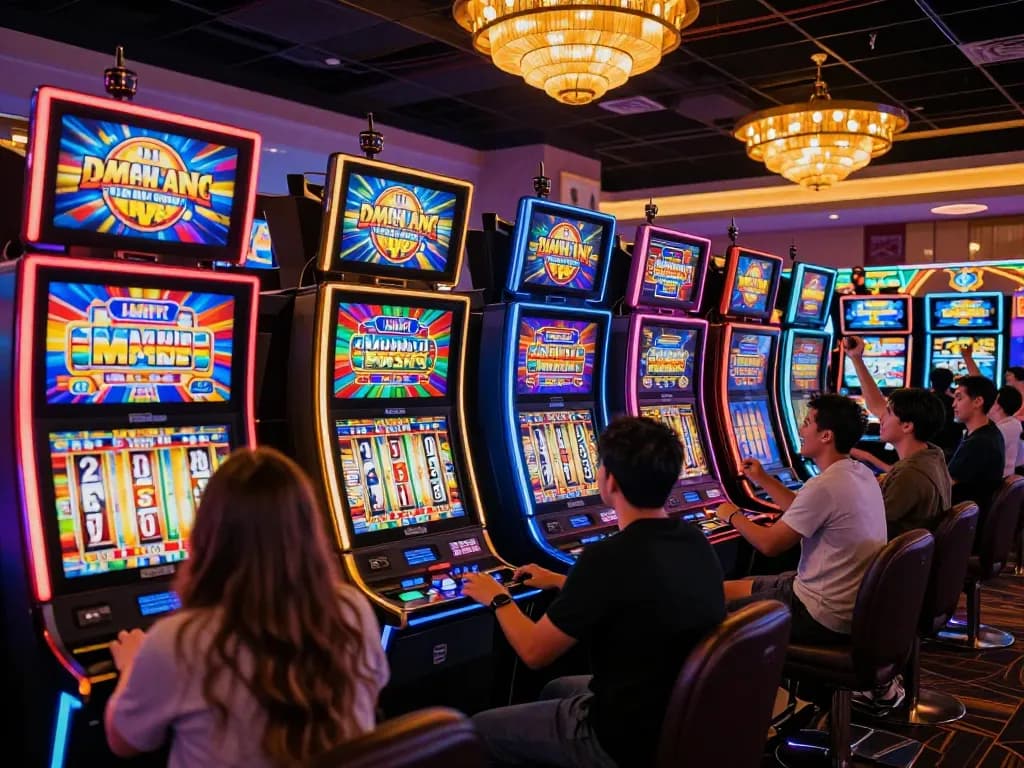 Permainan bonus slot anggota baru yang menarik di lingkungan kasino yang hidup dengan suasana meriah