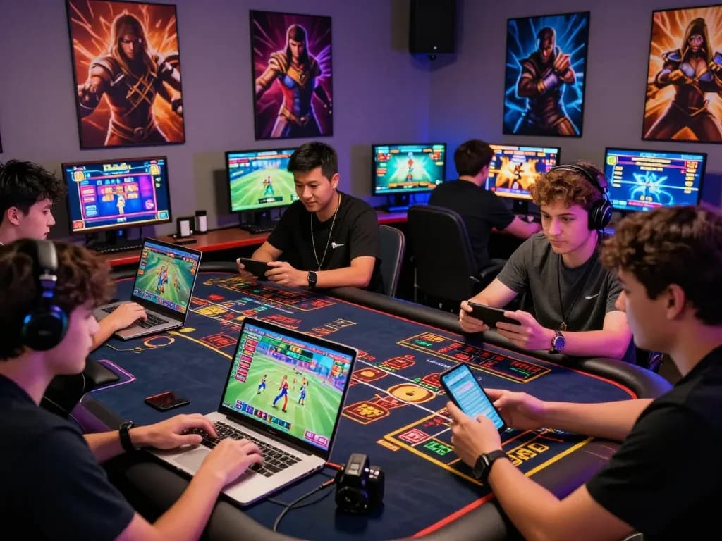Engaged players joining RR88 online gaming environment featuring sports betting and live casino.