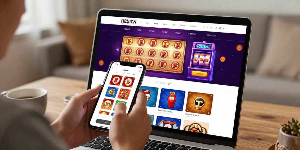 Pengguna mengakses ratutogel di perangkat mobile dalam suasana santai
