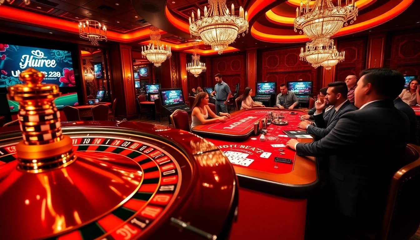 Experience the excitement of new 88 at a vibrant casino with roulette, poker, and high stakes play.