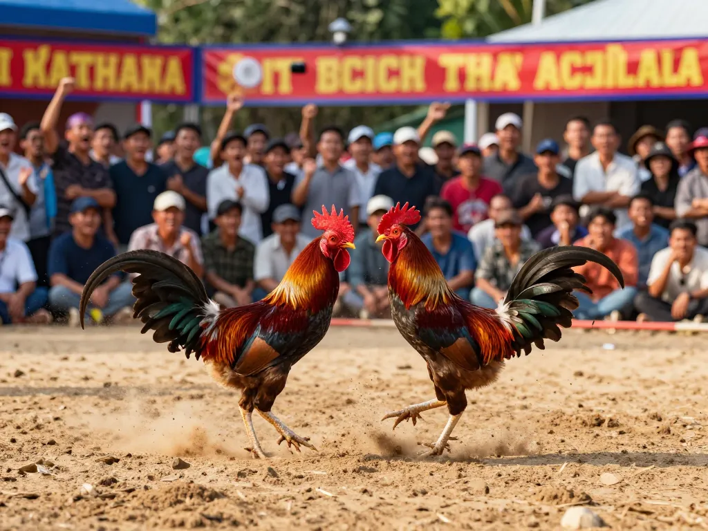 Xem những trận đá gà Thomo hôm nay đầy hồi hộp với các trận đấu trực tiếp hấp dẫn featuring những chú gà chọi dữ dội đang hoạt động.