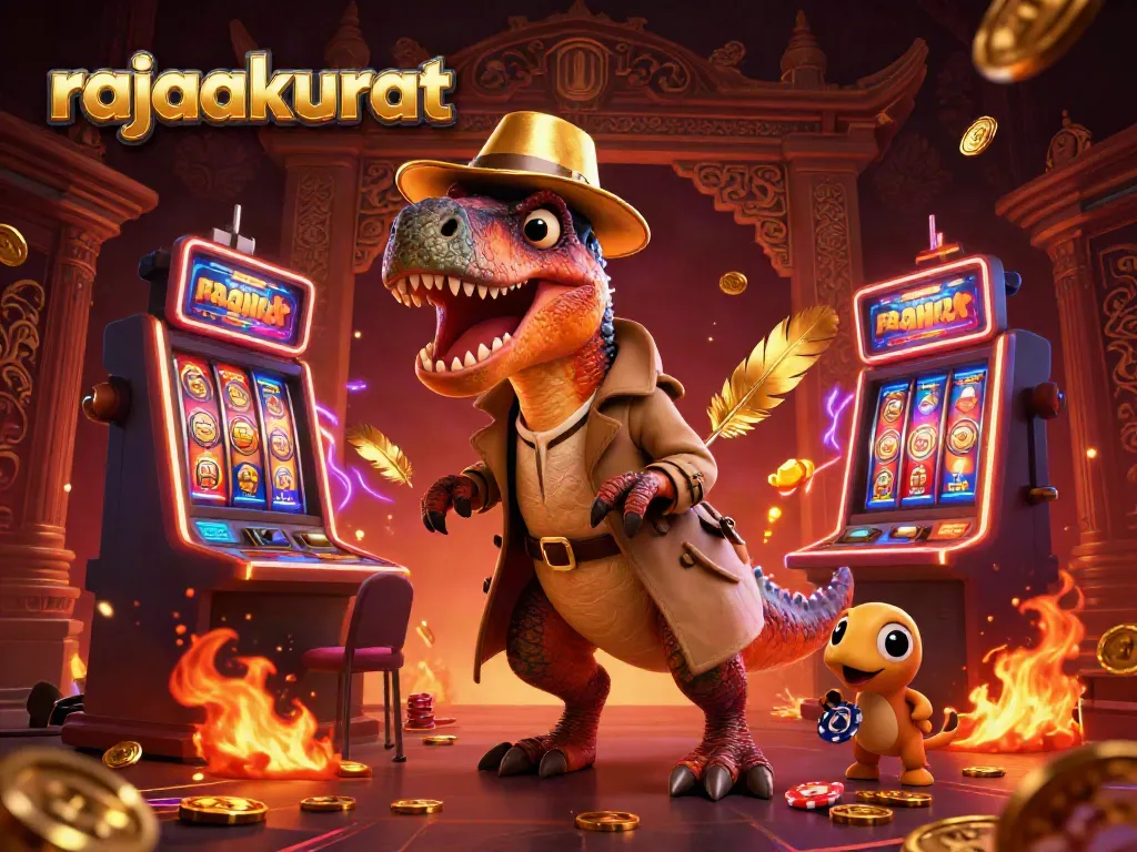 Rasakan keseruan bermain di RAJAAKURAT dengan slot mesin yang menggiurkan dan suasana kasino yang hidup.