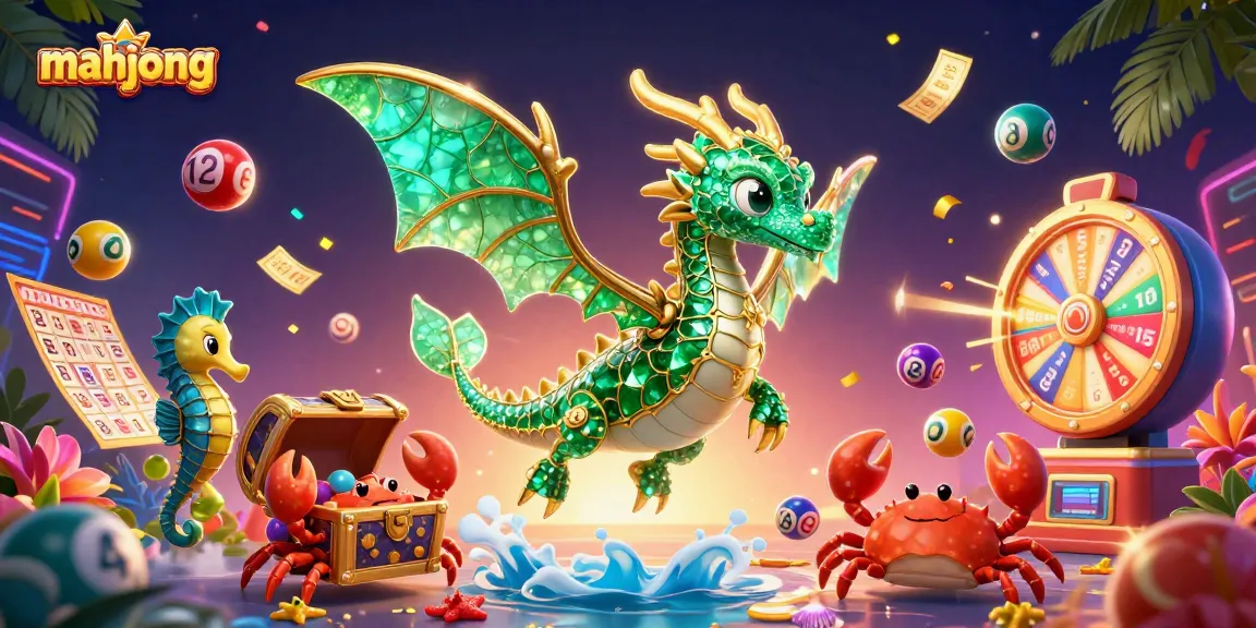 Engage with Mahjong through vibrant gameplay featuring unique elements and a sea dragon theme.