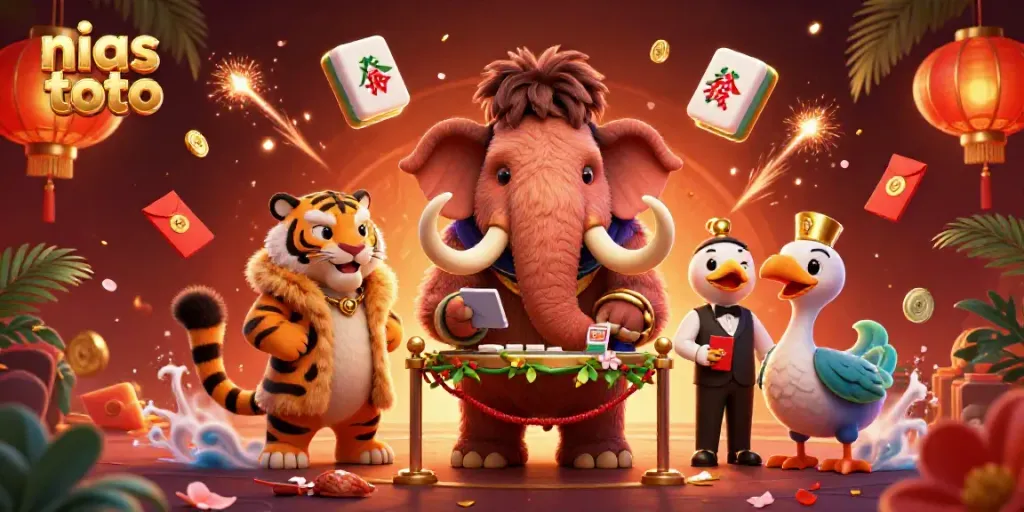 Gambaran dinamis nias toto dengan macan berbulu dan burung dodo di kasino online.