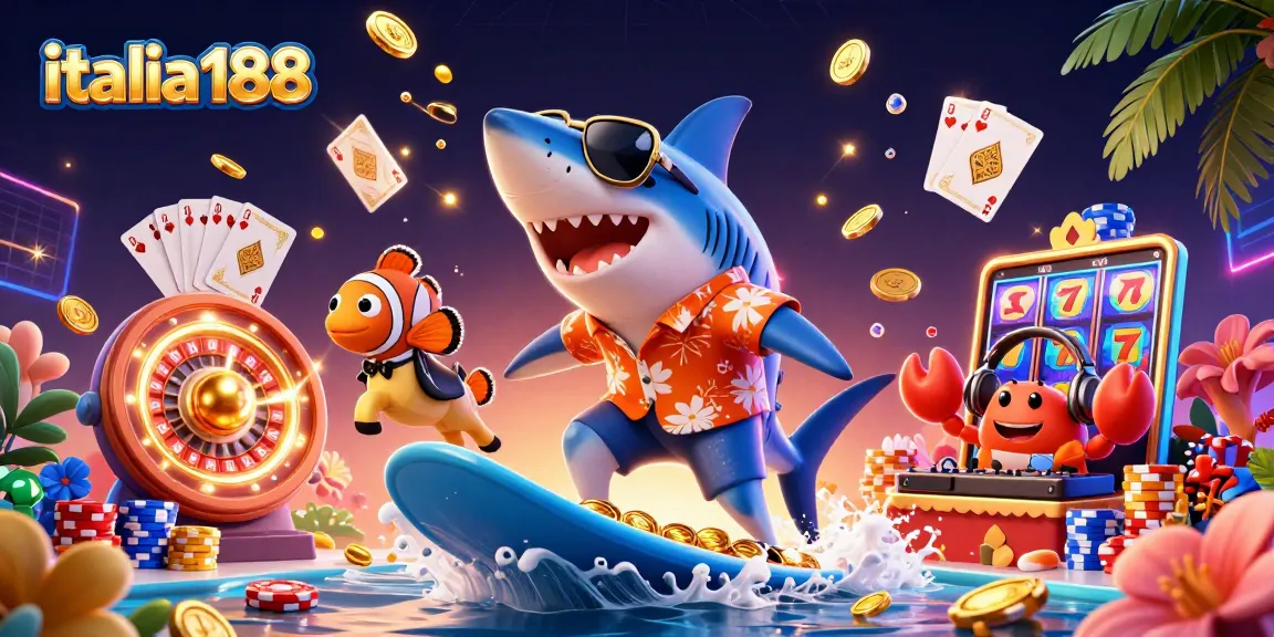 Italia188 menghadirkan pengalaman bermain slot menarik dengan karakter 3D yang dinamis dan penuh warna.
