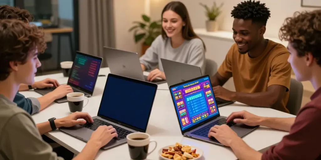 Pengguna BUNTOGEL berpartisipasi dalam permainan togel online dengan suasana yang menyenangkan.