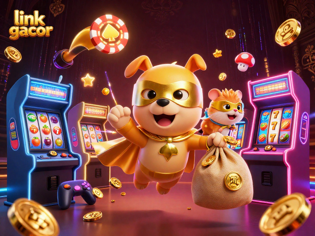 Engage with link gacor strategies through an exciting illustration of casino-themed gameplay.