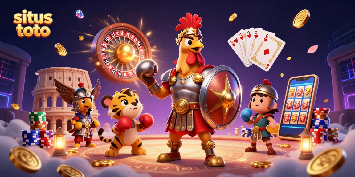 Menggandakan keseruan situs toto dengan ilustrasi 3D berwarna-warni yang meriah dalam arena judi