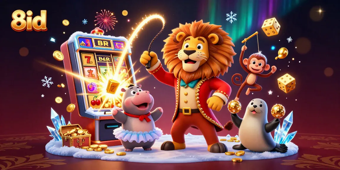 Experience thrilling gameplay at 8id with vibrant casino characters and jackpot elements in a dynamic scene.