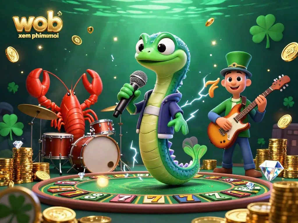 Experience the excitement of gambling on web xem phimmoi with an electric eel DJ in an underwater casino.