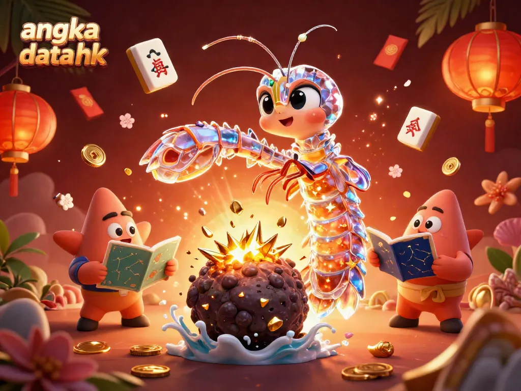 Mengeluarkan angka data hk terbaru, ilustrasi kasino dengan samurai udang mantis dan benda keberuntungan.