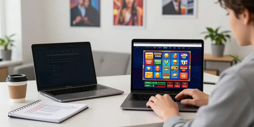 Pengguna aktif di situs ratutogel dengan fokus pada permainan togel dan slot di desktop modern.