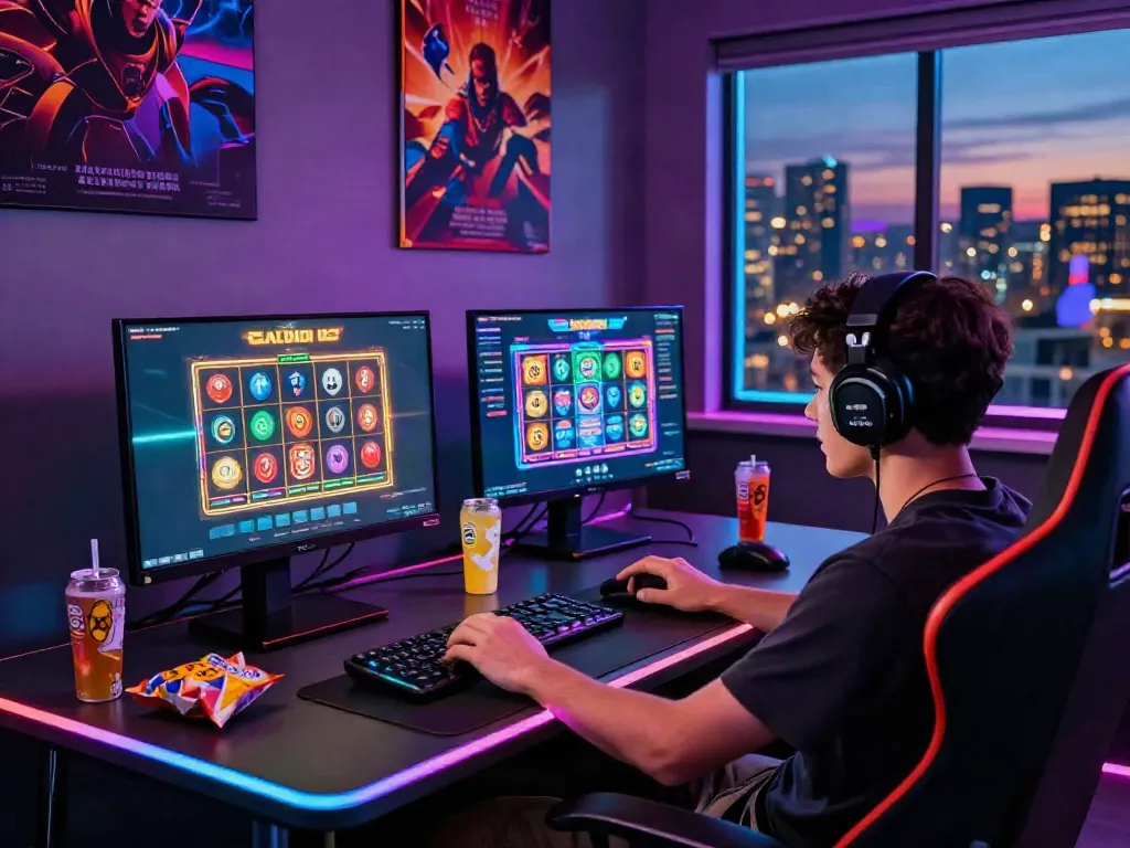 Exciting gameplay on a slot gacor platform with vibrant animations and dynamic symbols.