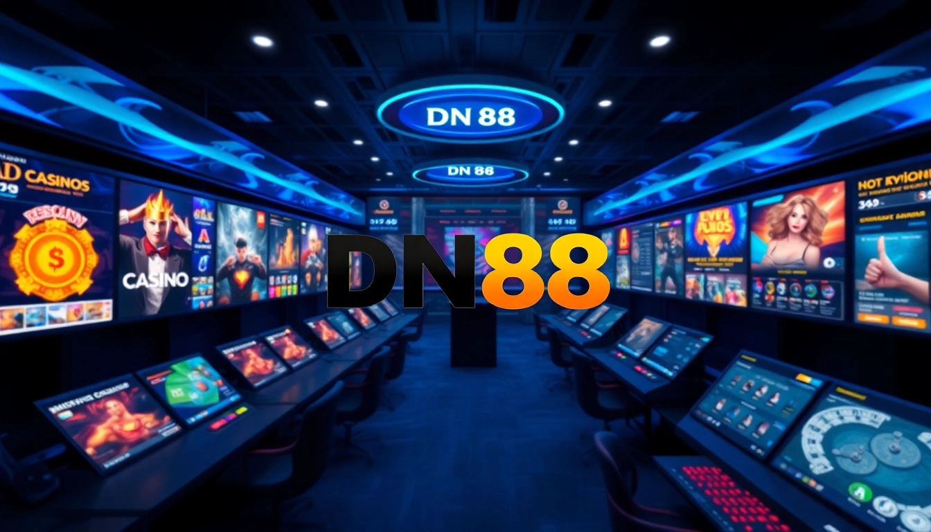 Discover the thrilling DN88 online gambling experience featuring vibrant graphics and engaging casino games.