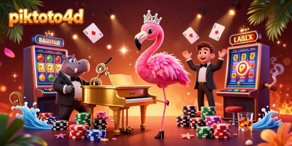 Experience exciting gameplay on piktoto4d with vibrant 3D casino characters and dynamic gaming elements.