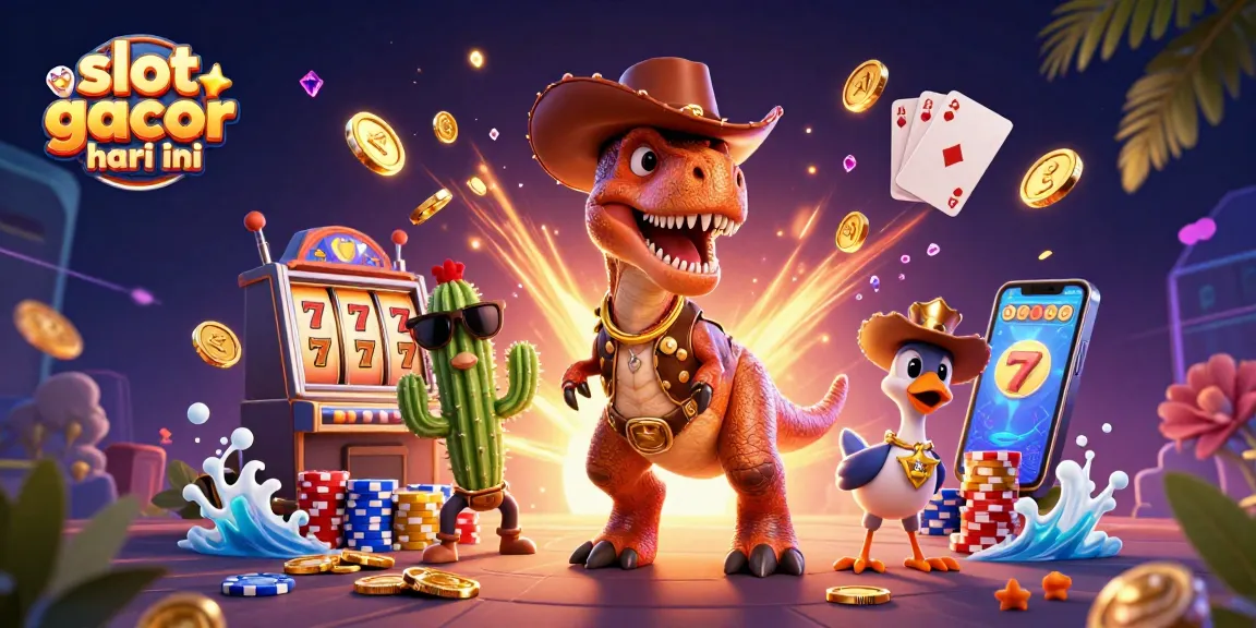Slot gacor hari ini memberikan pengalaman menarik dengan mesin slot unik dan bintang karakter warna-warni.
