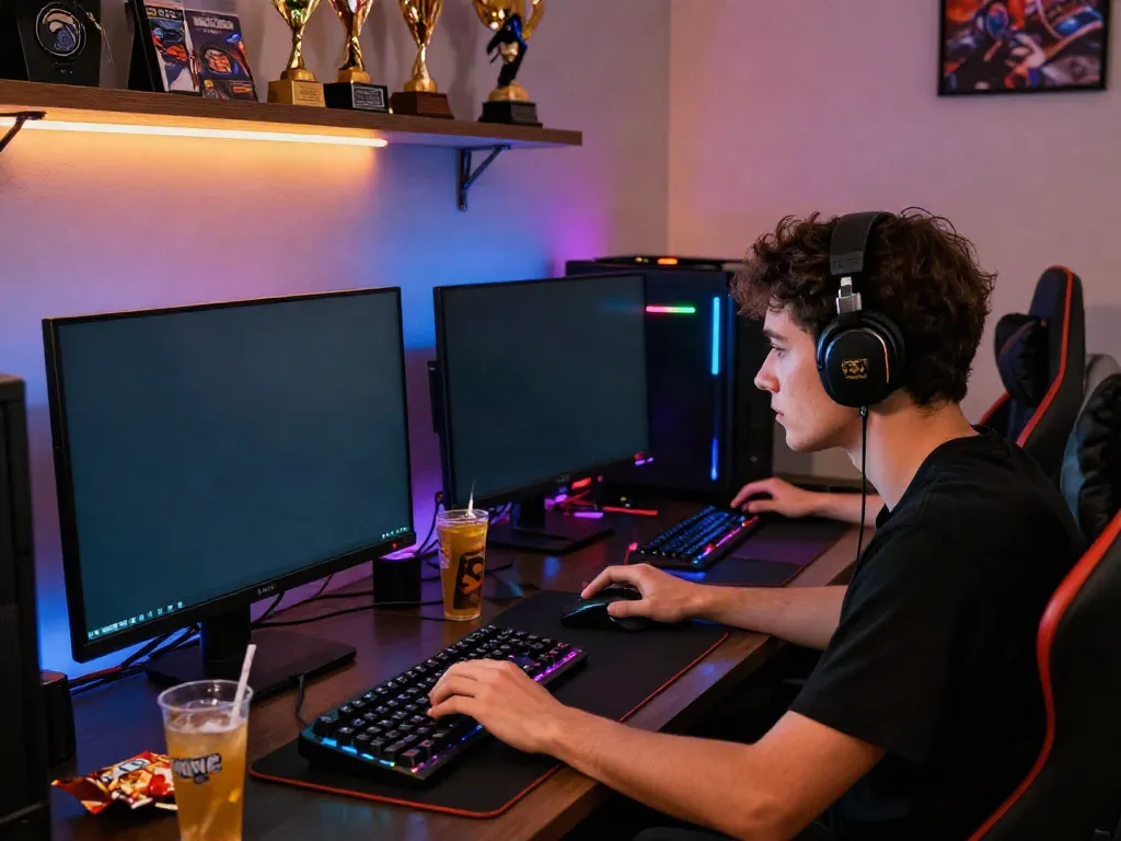 Pengalaman bermain slot online di bukumimpi138 dengan suasana ceria dan aksesori gaming