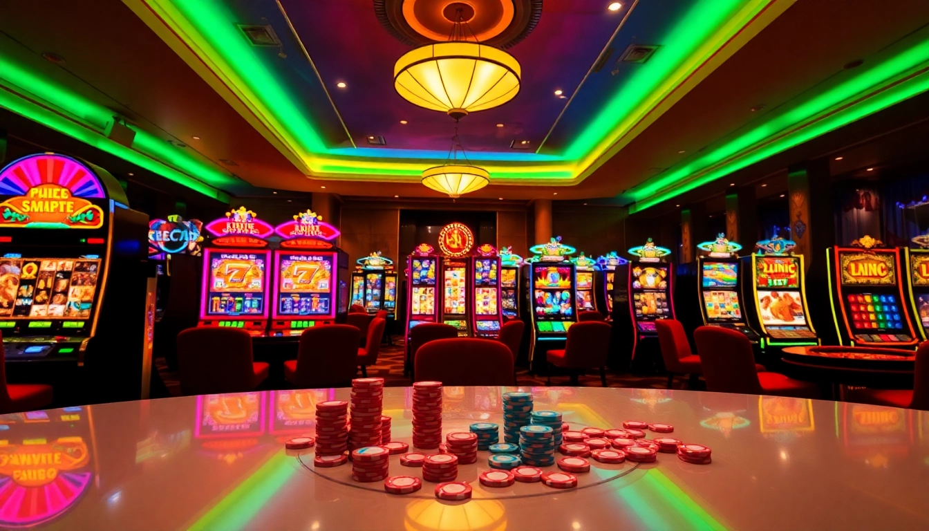 Experience thrilling games at trusted nama situs judi slot online with vibrant slot machines.