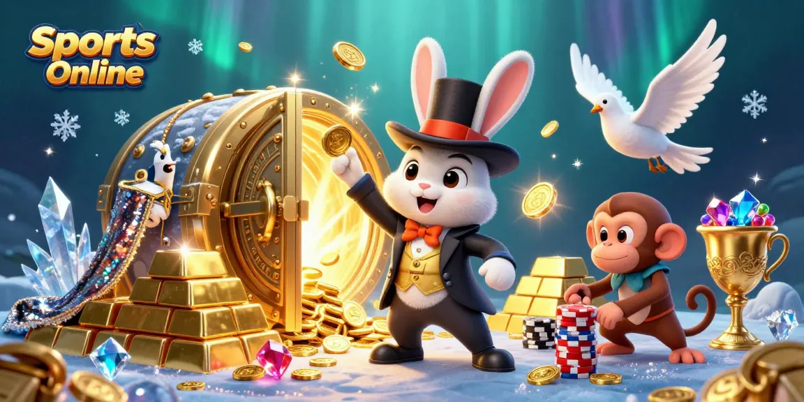 Bet on Sports Online with engaging, vibrant 3D illustrations emphasizing gaming excitement and winning.