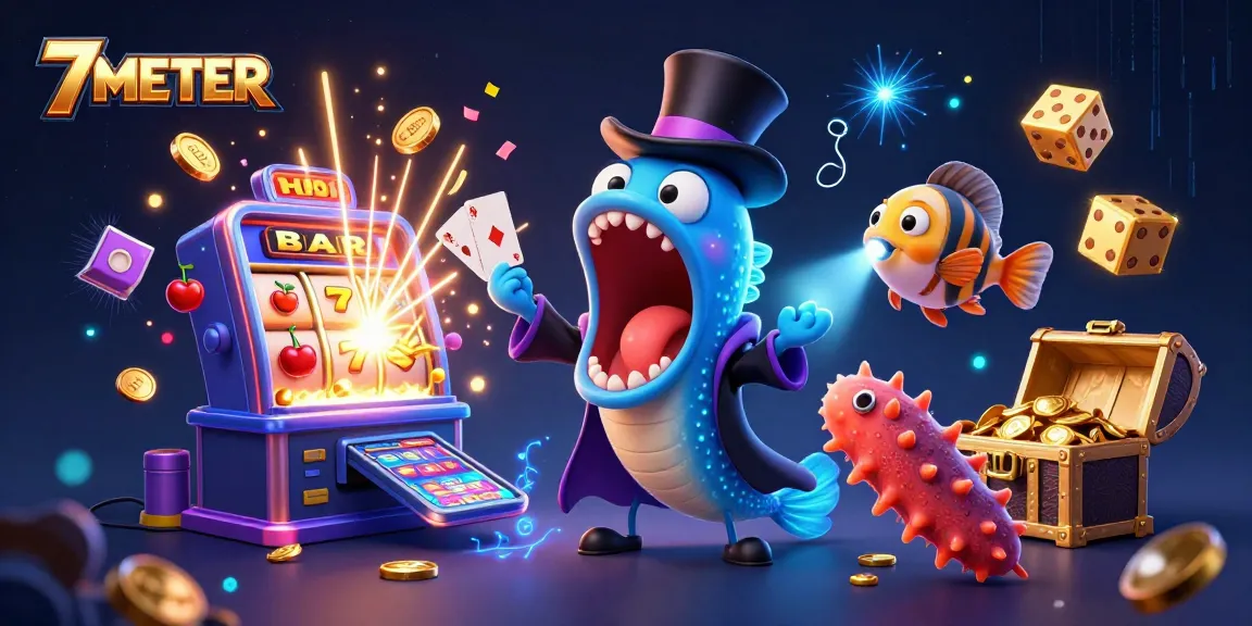 Experience 7METER's thrilling casino excitement with magical card tricks and jackpot wins!