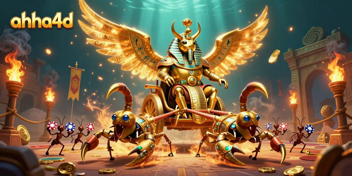 Experience thrilling predictions and results with ahha4d's vibrant gaming atmosphere in a captivating illustration.
