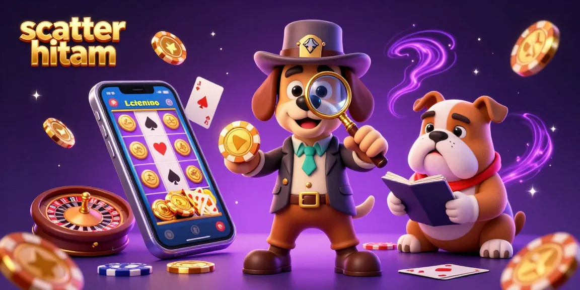 Experience scatter hitam with thrilling gaming excitement featuring poker chips and spinning slot reels.