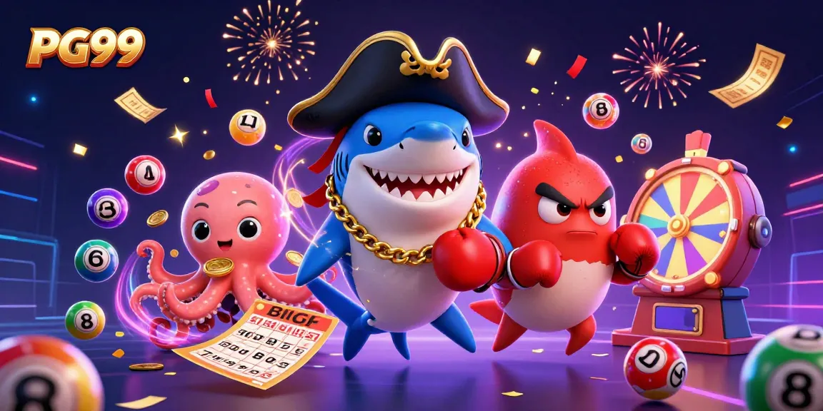 Experience PG99's exciting casino adventures with vibrant characters and dynamic gaming elements.