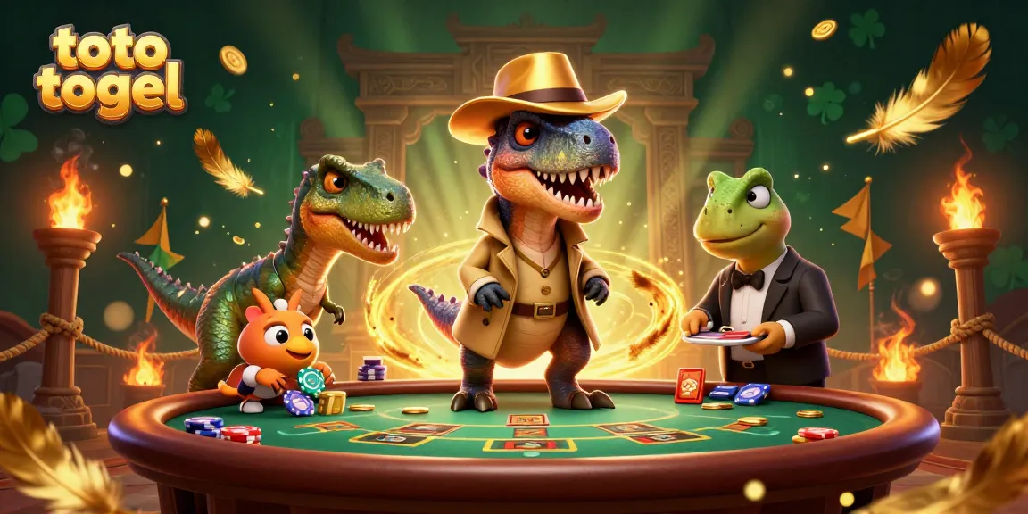 Menangkan permainan toto togel dengan velociraptor yang menyamar di meja blackjack sambil menghindari perhatian pit boss stegosaurus.