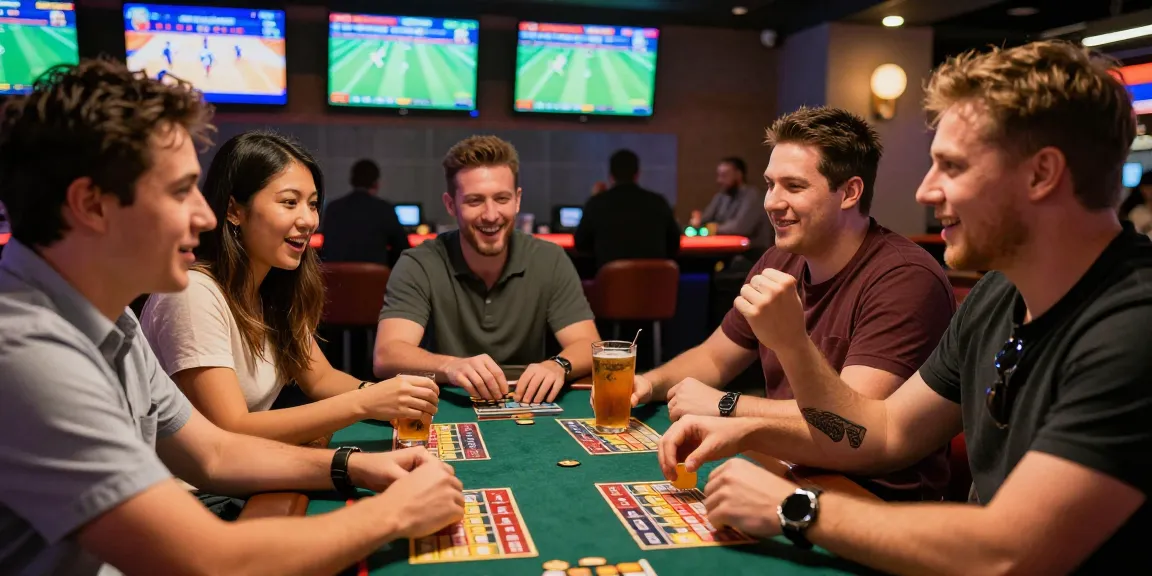 กิจกรรมพนันกีฬา playme8 sportsbook กับกลุ่มเพื่อนที่โต๊ะเดิมพัน