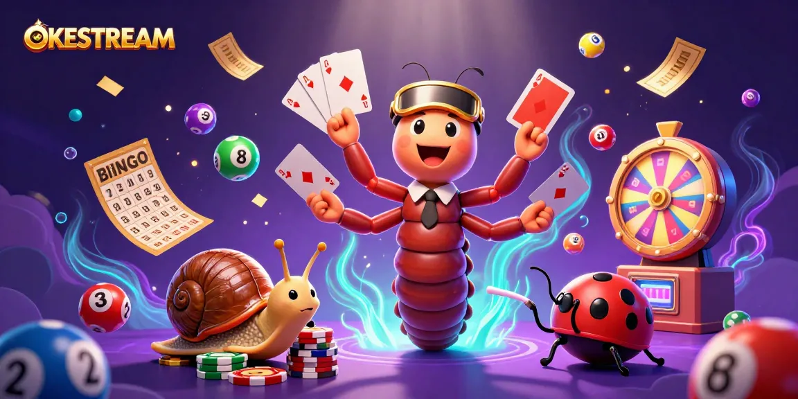 Menangkan taruhan Anda di OKESTREAM dengan dealer cerdas dan atmosfer kasino yang mengesankan.